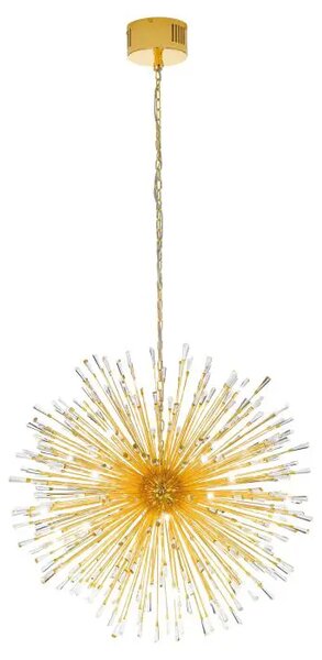 VISILICA/32, LED 32X1,2W, PROM 980, ZLATNA/KRISTAL KUGLA VIVALDO 1 39256