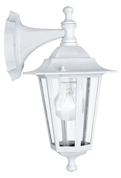 VANJSKA ZIDNA LAMPA 1xE27 BIJELA LATERNA 5 22462