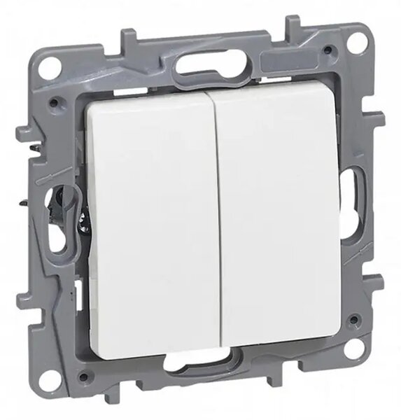 664506 NILOE SERIJSKI PREKIDAČ 1P/10A/250V BIJELI LE664506
