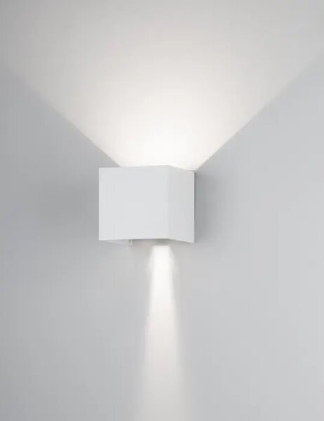 COMO VANJSKA ZIDNA SVJETILJKA LED 2x3W/3000K/510lm/IP54/BIJELA NL747406
