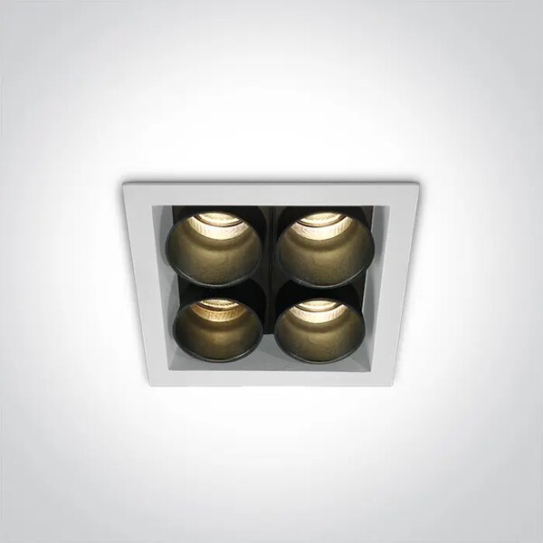 UGRADBENA SVJETILJKA LED 10W WW IP20 230V BIJELA DM50406C/W/W