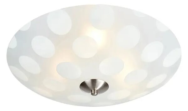 DOTS PLAFONJERA 43CM FROSTED/ČELIK E14 MA107359