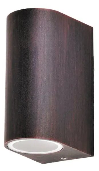 CHILE VANJSKA ZIDNA SVJETILJKA GU10 2X MAX 35/ANTIK SME?E/IP44 RA8019