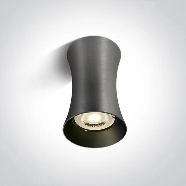 STROPNI REFLEKTOR GU10 METAL SIVI DM12105F/MG
