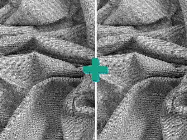 2x Plahta žerseja EXCLUSIVE 90x200 cm svijetlo siva