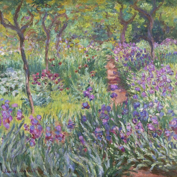 Reprodukcija The Garden in Giverny, Claude Monet