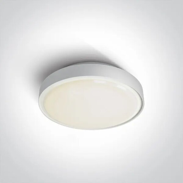 PLAFONJERA LED 1×E27/12W/E27/230V IP65 BIJELA DM67280E/W