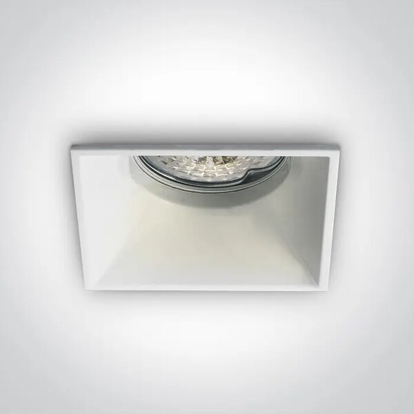 UGRADBENA SVJETILJKA 1×GU10/50W/MR16 SEMI TRIMLESS IP20 BIJELA DM50105TG/W