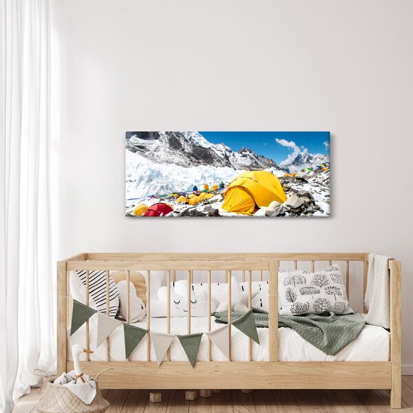 Slika - Kampiranje u planinama (120x50 cm)