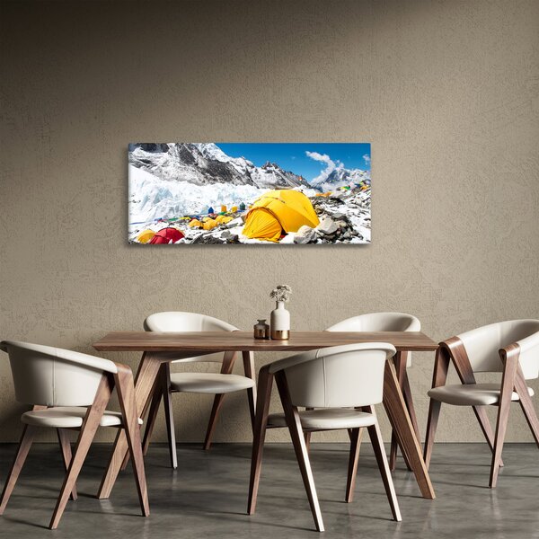 Slika - Kampiranje u planinama (120x50 cm)