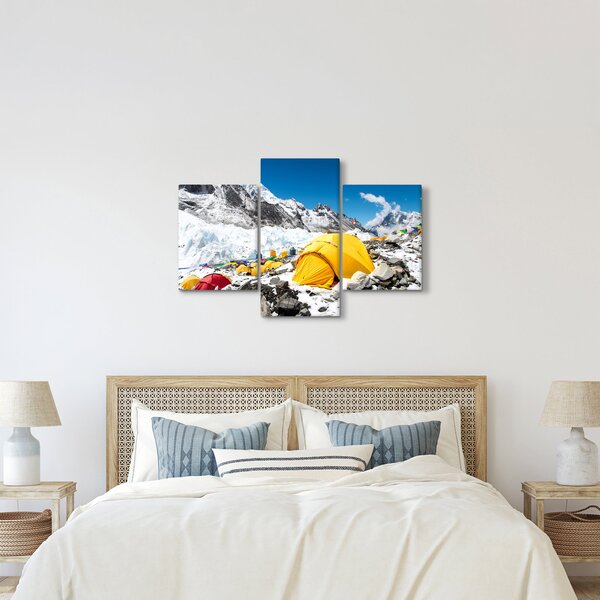 Slika - Kampiranje u planinama (90x60 cm)