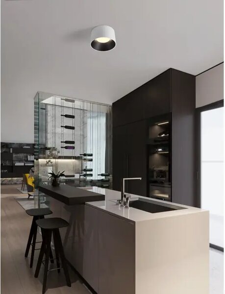 ATIL PLAFONJERA LED/3000K/24W/1268Lm/BIJELA & BLACK NL9870010