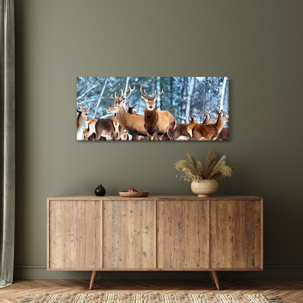 Slika - Krdo jelena (120x50 cm)