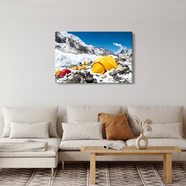 Slika - Kampiranje u planinama (90x60 cm)