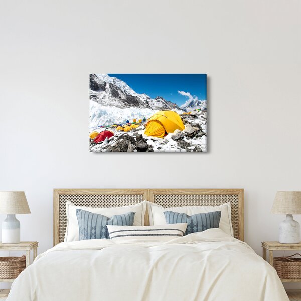 Slika - Kampiranje u planinama (90x60 cm)
