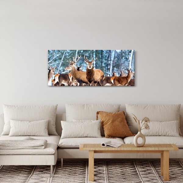 Slika - Krdo jelena (120x50 cm)
