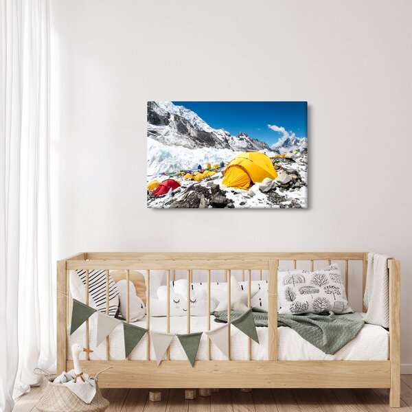 Slika - Kampiranje u planinama (90x60 cm)