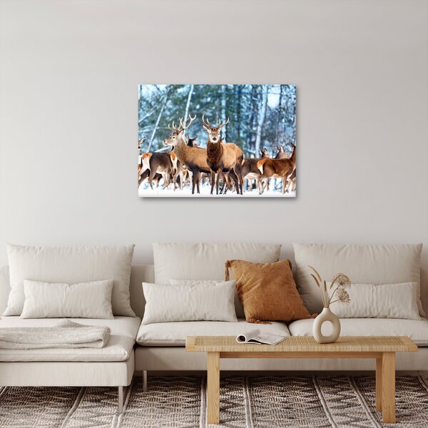 Slika - Krdo jelena (70x50 cm)