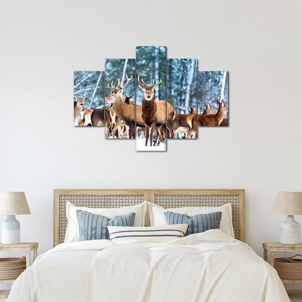 Slika - Krdo jelena (150x105 cm)