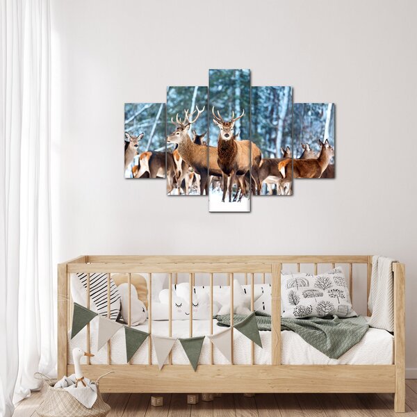 Slika - Krdo jelena (150x105 cm)