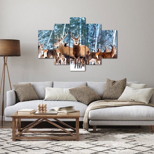 Slika - Krdo jelena (150x105 cm)