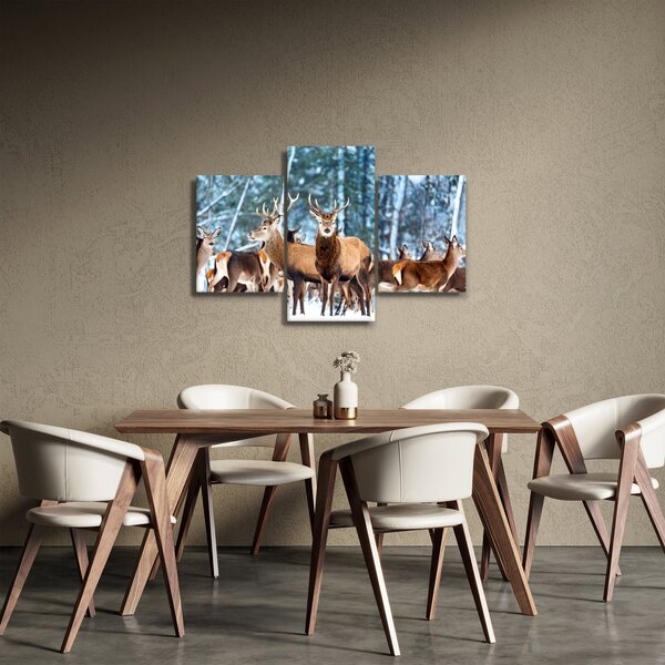 Slika - Krdo jelena (90x60 cm)