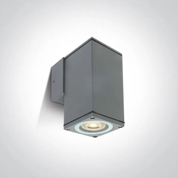 ZIDNA SVJETILJKA GU10 10w IP54 100-240V SIVA DM67426B/G