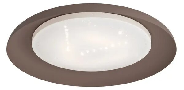 PLAFONJERA 1xLED 17,8W, PROM 465, SMEĐE/BIJELA KRISTAL PENJAMO 99704