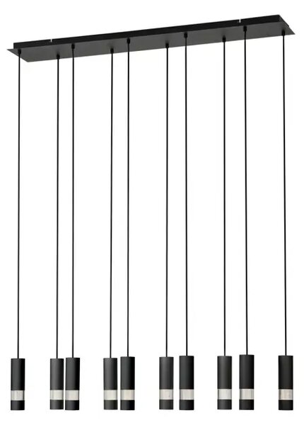 VISILICA 10xGU10, 10X5W, D-1170, CRNA BERNABETA 39707