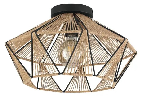 PLAFONJERA 1xE27 TEKSTIL/BOJA DRVETA ADWICKLE 43775