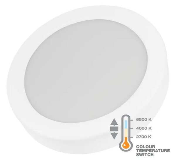 337-328 LED PANEL 18W/2700-6500K/1500lm/230V NADGRADNI OKRUGLI BIJELI 3856024402385