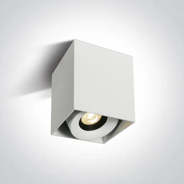 NADGRAGNI REFLEKTOR LED 1X8W 640lm 3000K DIMM BIJELI DM12108XA/W/W