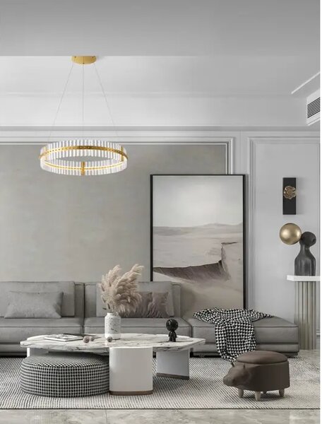 KEZO VISILICA LED/3000K/56W/6339Lm/PLATINUM GOLD NL9019734