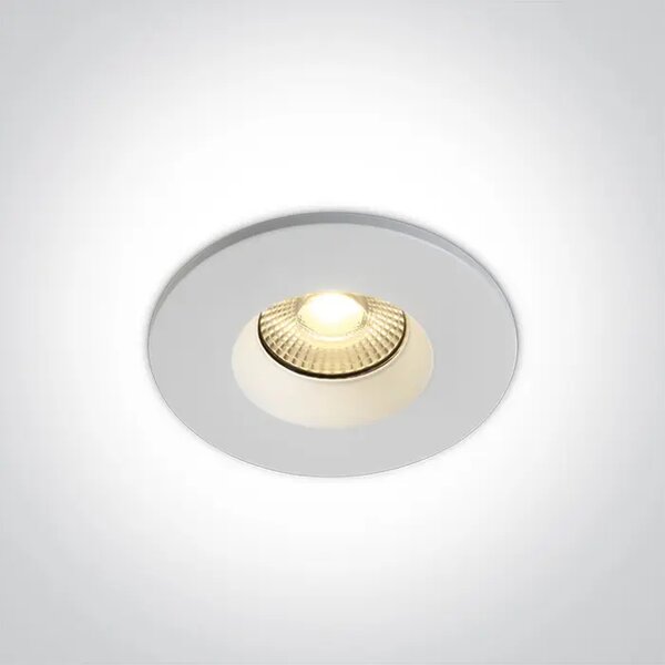 UGRADBENA SVJETILJKA LED/7W/3000K/500lm/60°/240V IP65 DIMABILNA BIJELA DM10107DF/W