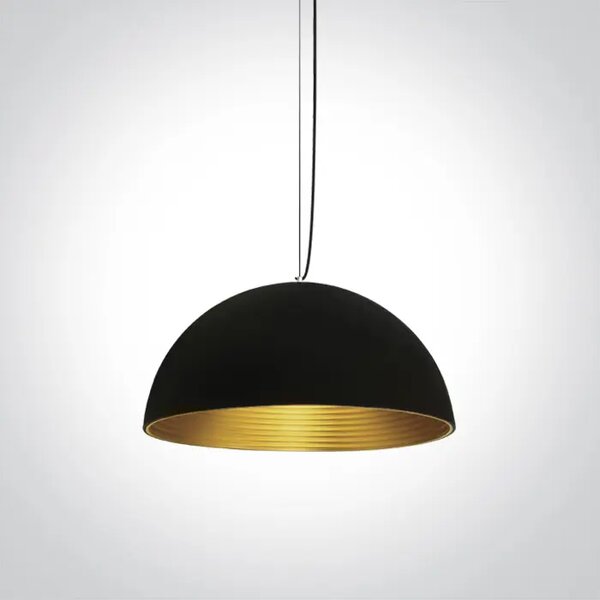 VISILICA CRNA E27 BRASS REFLEKTOR FI60 DM63022/B/BS