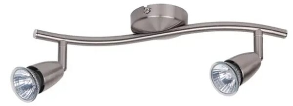 NORMAN REFLEKTOR GU10 2X MAX 50/SATENASTI KROM/IP20 RA5992