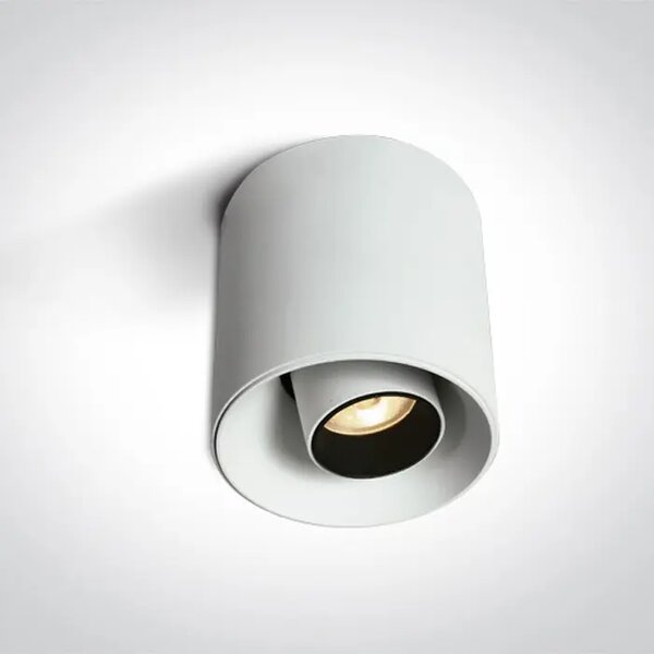 STROPNI REFLEKTOR LED/8W/3000K/230V BIJELI DM12108T/W/W