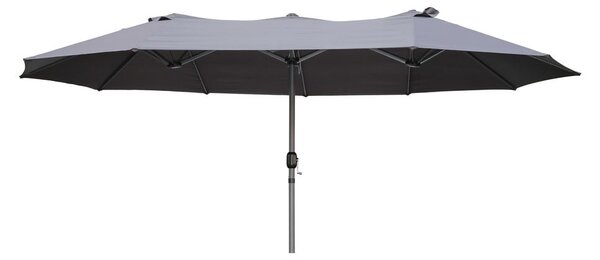 Svjetlo smeđi suncobran 265x460 cm – Garden Pleasure
