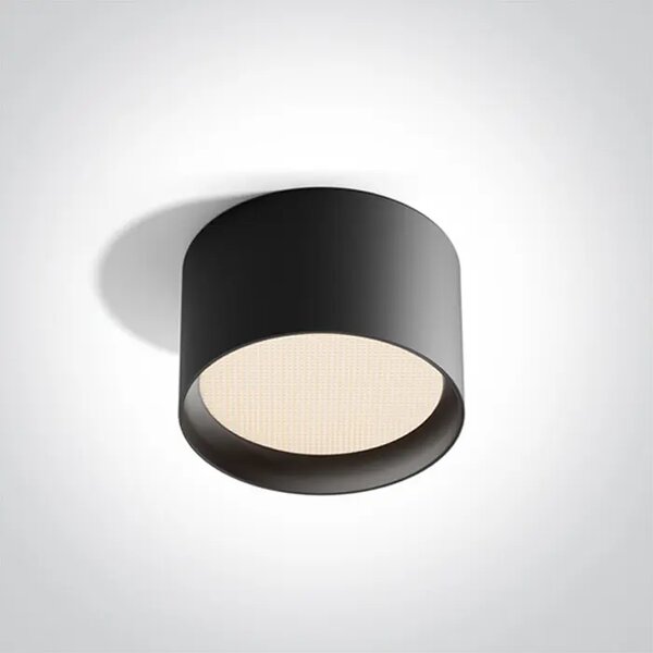 STROPNA SVJETILJKA LED/20W/CCT/2000lm/120°/230V UGR19 fi130×80mm IP44 CRNA DM12120D/B/V
