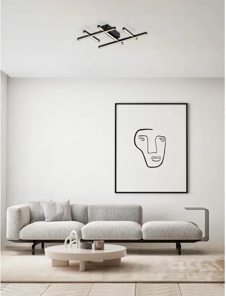 PACE PLAFONJERA LED/3000K/42W/2373Lm/CRNA NL9002058