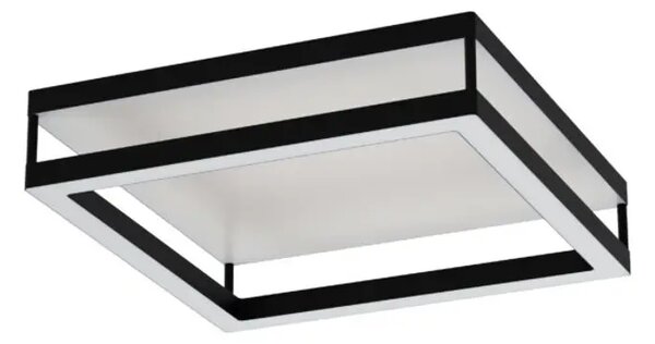 PLAFONJERA LED 22W+13W, DALJINSKI, CRNA MACELLARA 390018