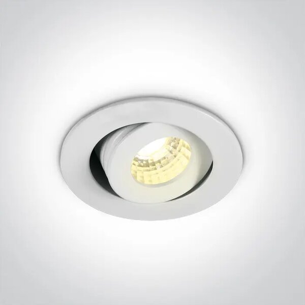 UGRADBENA SVJETILJKA LED/1W-350mA/3W-700mA/3000K/200lm/40° IP20 DIM. BIJELA DM11103B/W/W
