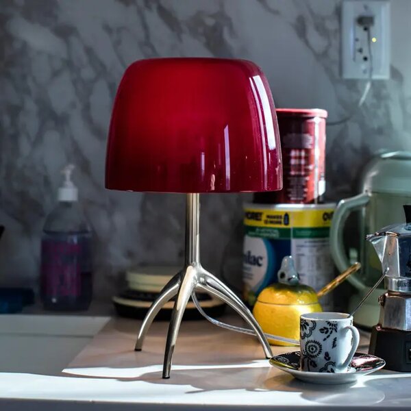 LUMIERE PICCOLA STOLNA LAMPA, ALUMINIJ/TREŠNJA FN026021EA_62