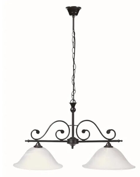 DOROTHEA LUSTER E27 2X MAX 60/MAT CRNA/IP20 RA7777