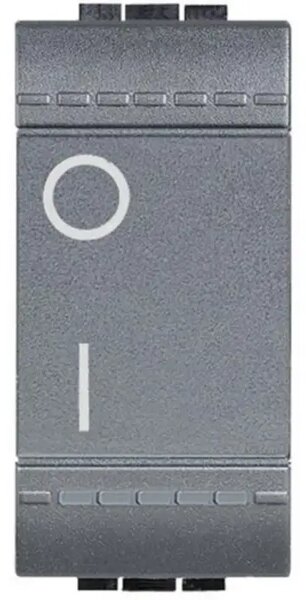 PREKIDAČ OBIČNI 1M 2P/16A/230V ANTRACIT L4002N