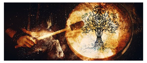Slika - Tajanstveno drvo života (120x50 cm)