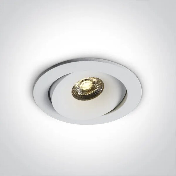 UGRADBENA SVJETILJKA LED/7W/3000K/530lm/36°/700mA IP54 BIJELA DM11107P/W/W