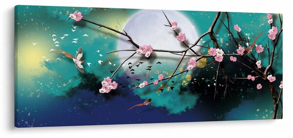 Slika - Drvo, grafika (120x50 cm)
