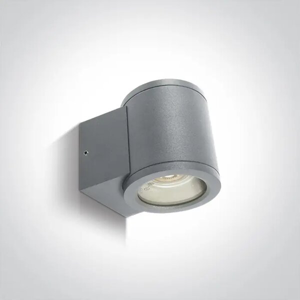 ZIDNA SVJETILJKA 1xGU10 35W IP54 SIVA DM67400A/G