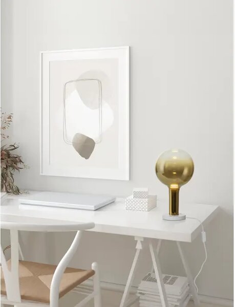 NOSTOS STOLNA LAMPA LED/3000K/3W/341Lm/ZLATNA & BIJELA NL9009103